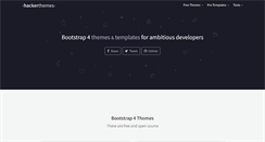 Desktop Screenshot of hackerthemes.com